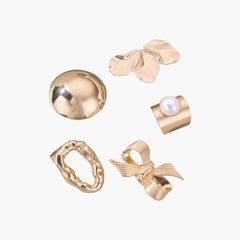 Golden Bloom Rings