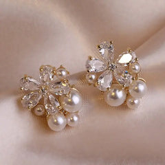 Crystal Petal Kiss Earrings