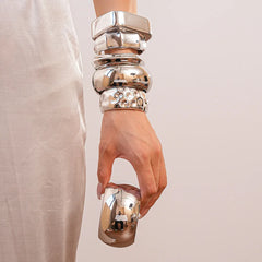 Silver Goddess Bangle
