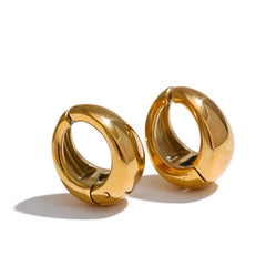 Molten Hoop Earrings