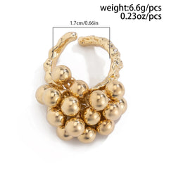 Golden Tide Statement Rings