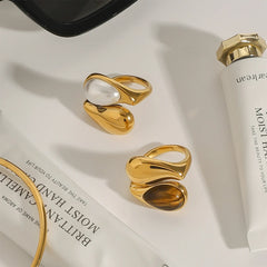 Icon Teardrop Ring