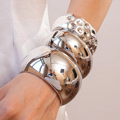 Silver Goddess Bangle