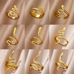 Queen Cobra Rings