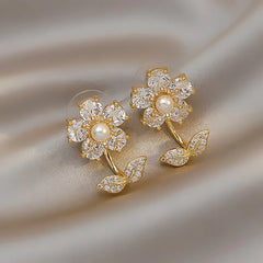 Crystal Petal Kiss Earrings