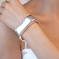 Silver Goddess Bangle