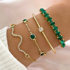 Golden Ivy Bracelet Set