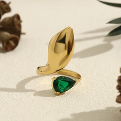 Emerald Bloom Ring