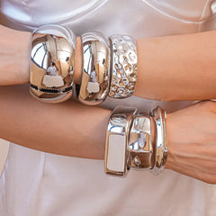 Silver Goddess Bangle