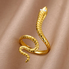 Queen Cobra Rings