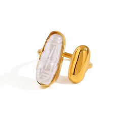 Sculpted Harmony Ring