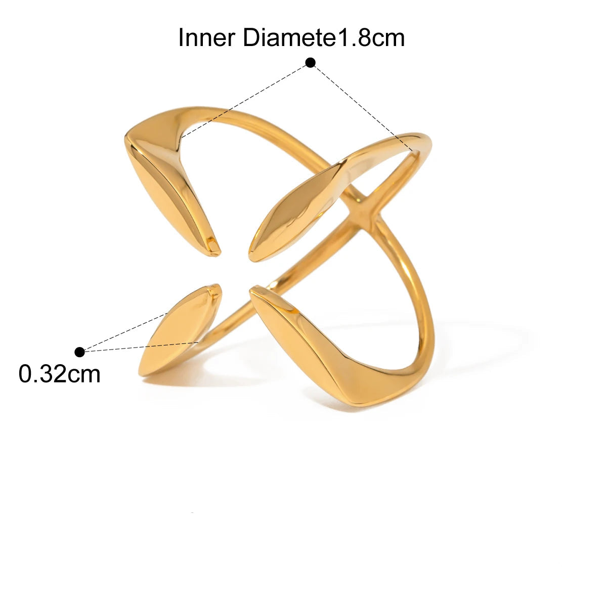Modern Muse Open Ring