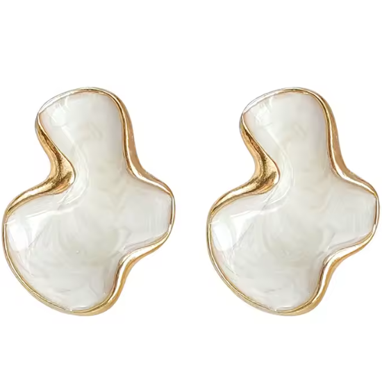 Silk Wave Studs