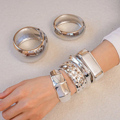 Silver Goddess Bangle