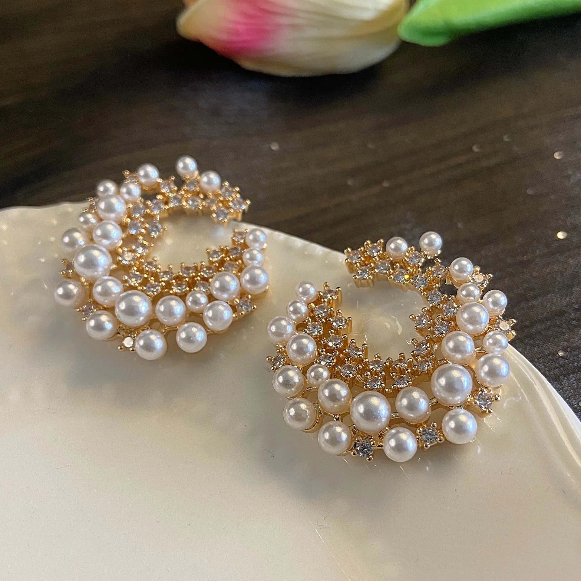 Pearl Crescendo Earrings