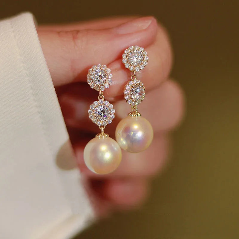 Crystal Petal Kiss Earrings