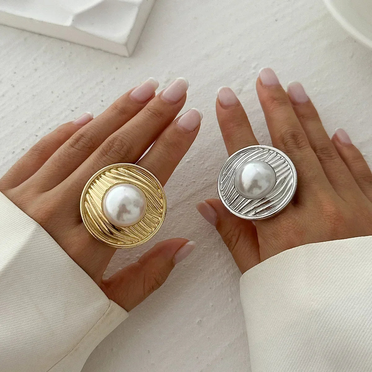 Golden Tide Statement Rings