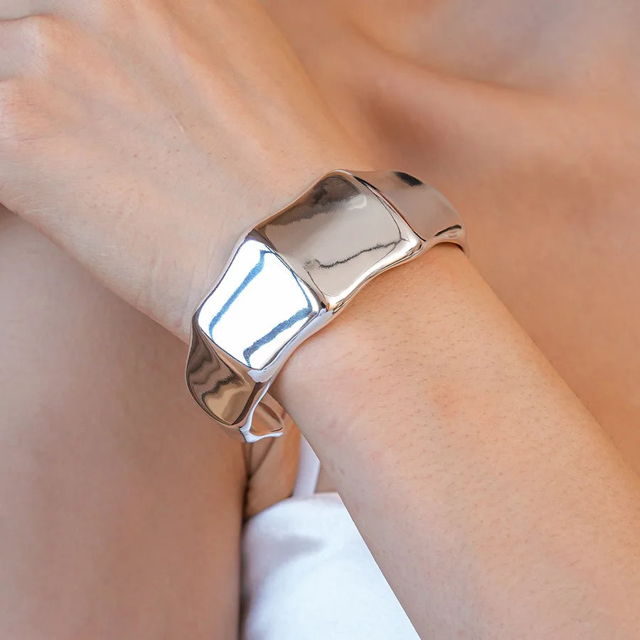 Silver Goddess Bangle