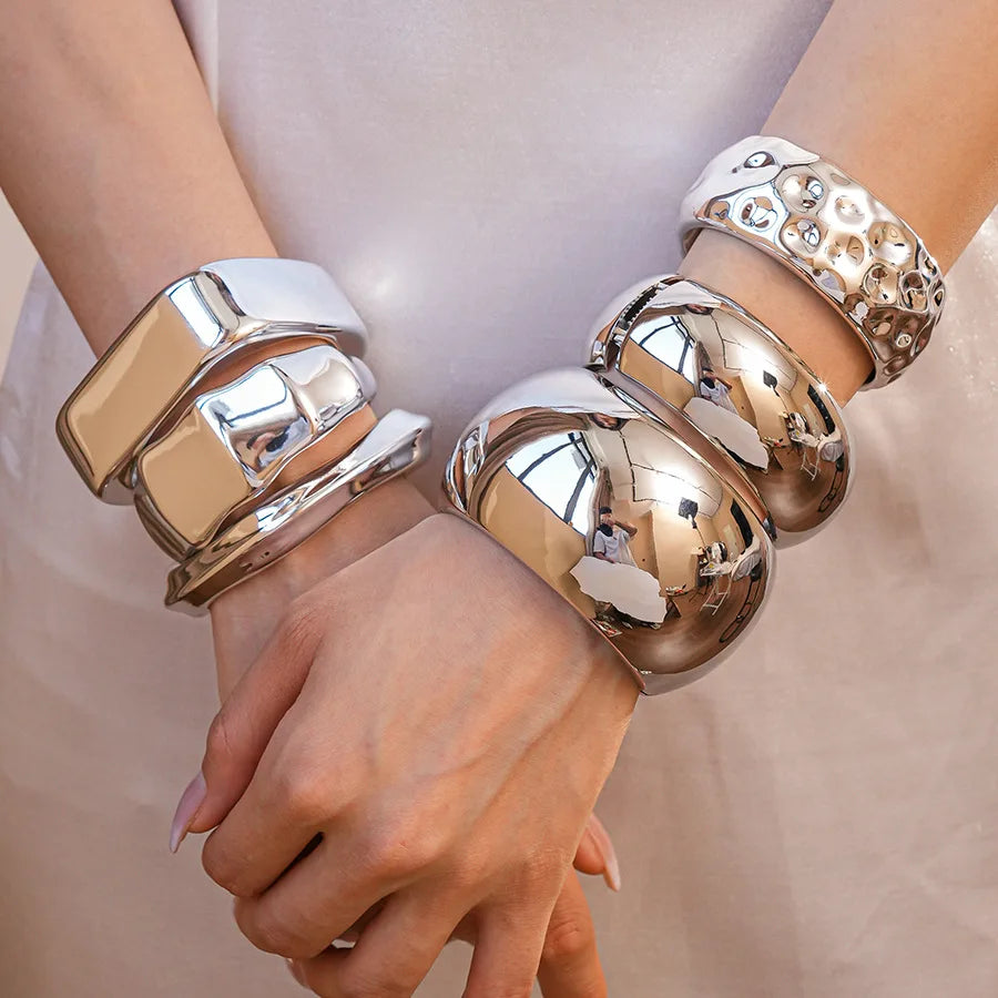 Silver Goddess Bangle