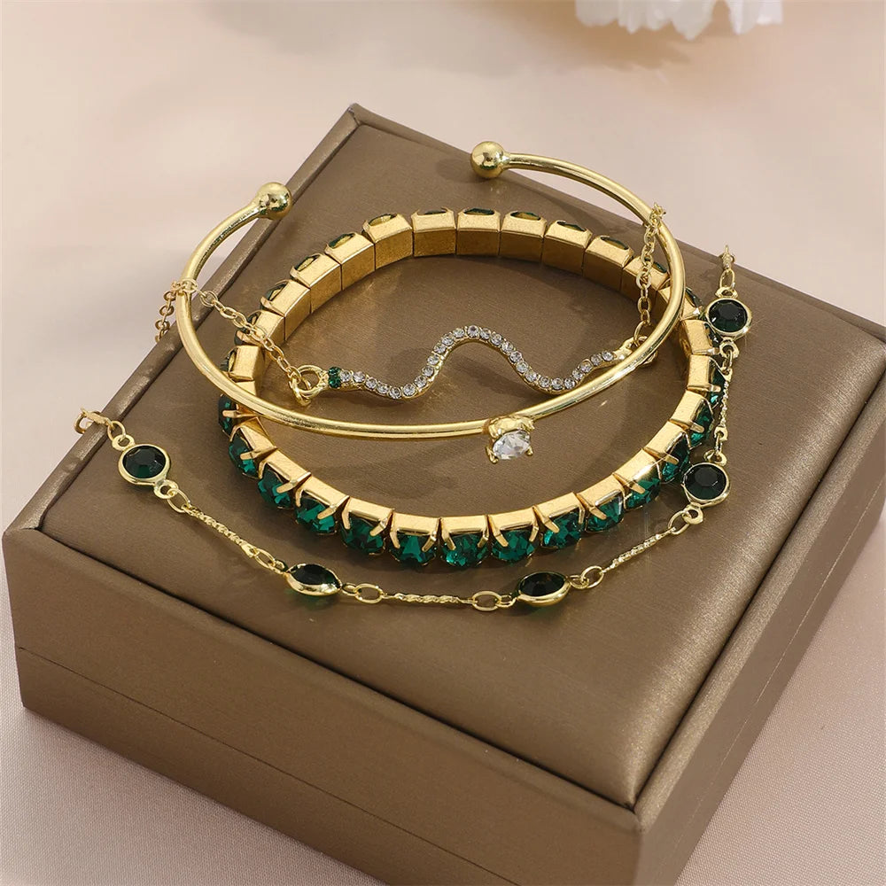 Golden Ivy Bracelet Set