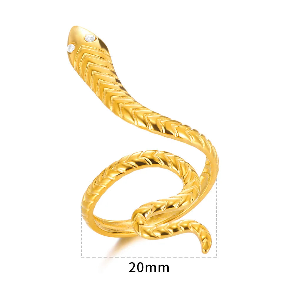 Queen Cobra Rings