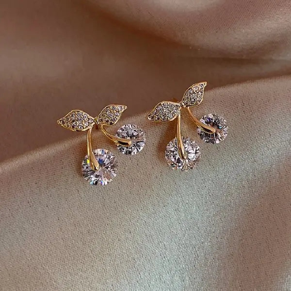 Crystal Petal Kiss Earrings