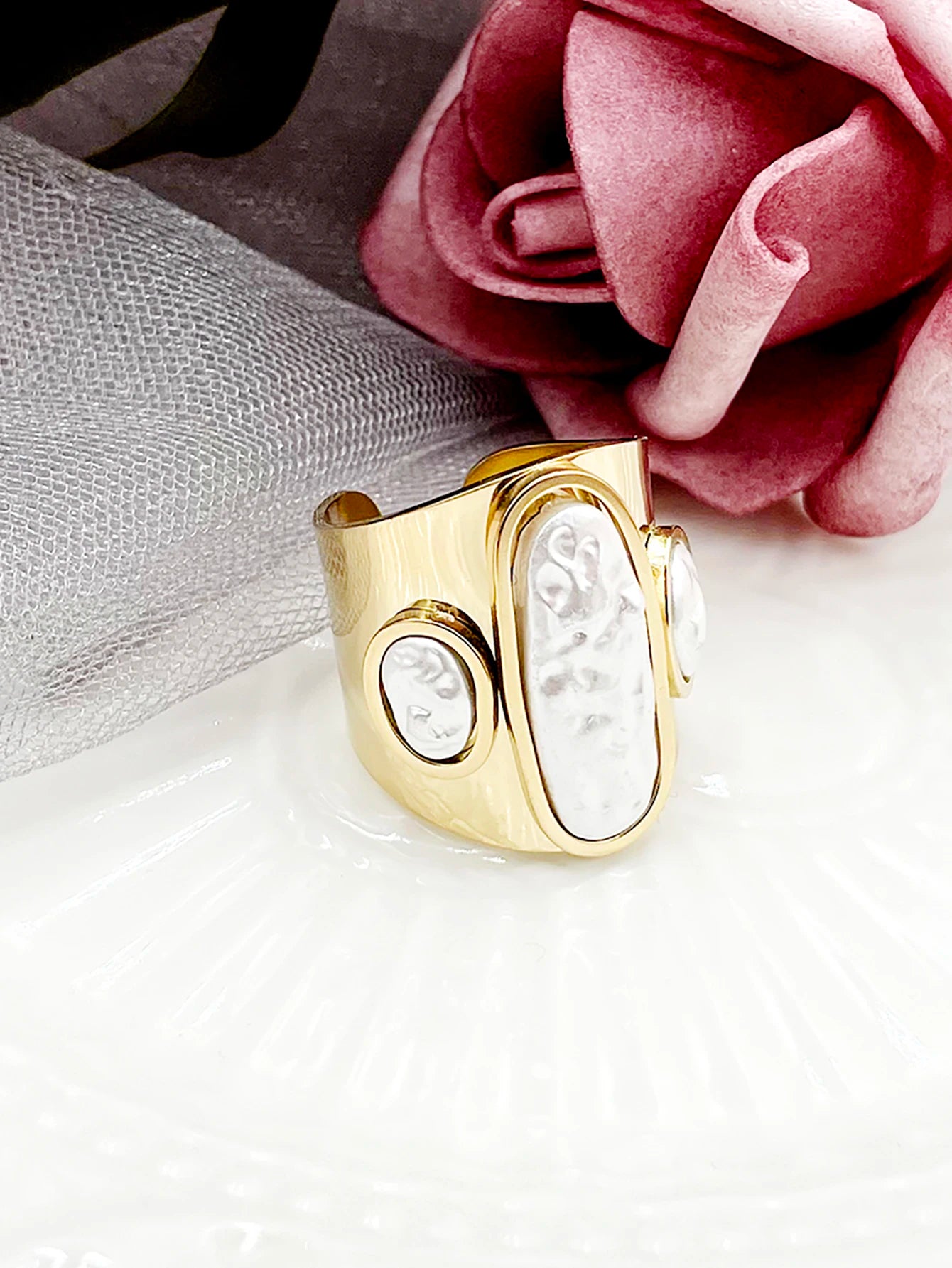 Moonstone Empress Ring