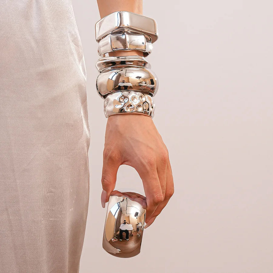 Silver Goddess Bangle