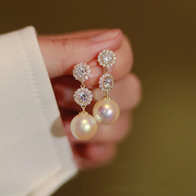 Crystal Petal Kiss Earrings