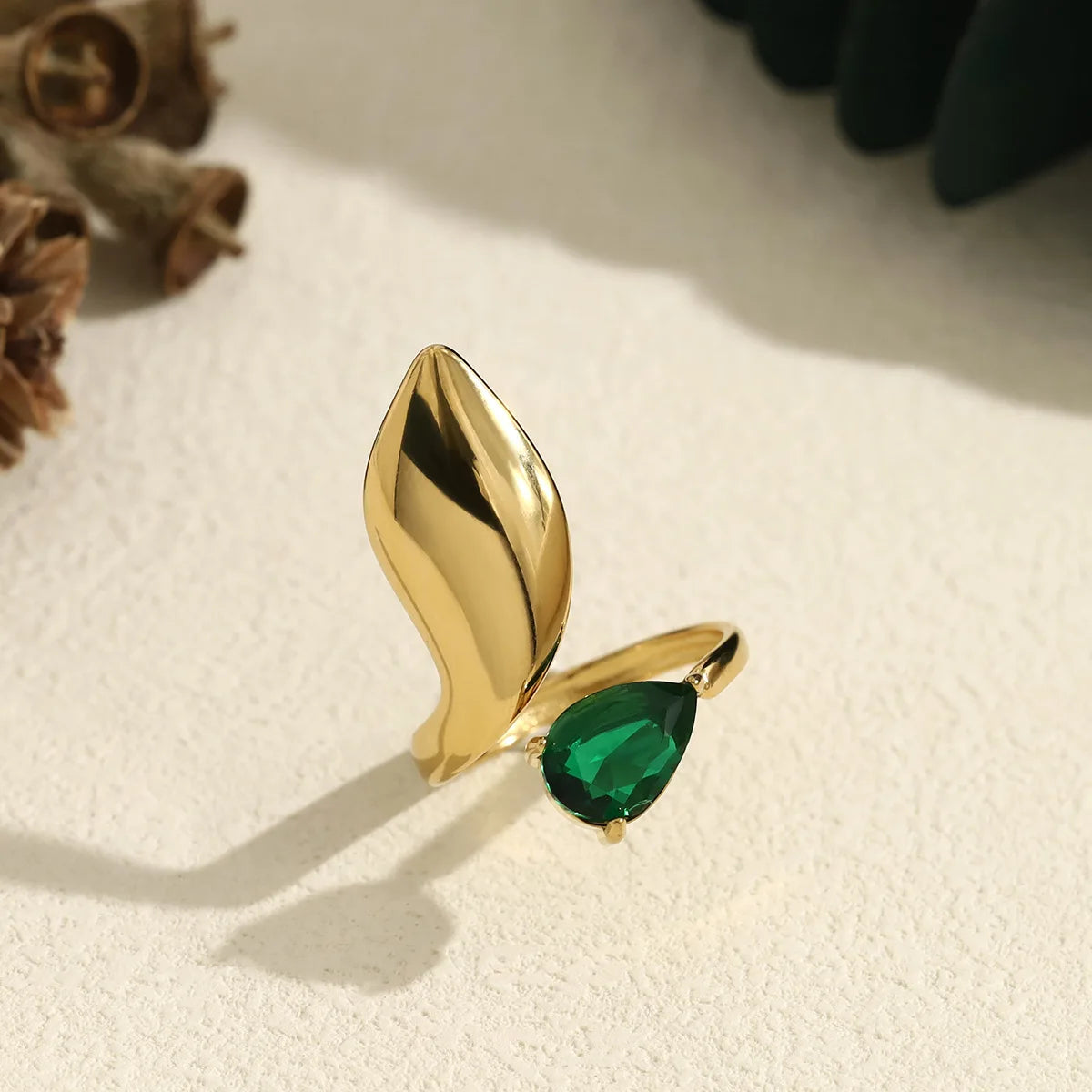 Emerald Bloom Ring