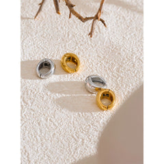 Molten Hoop Earrings