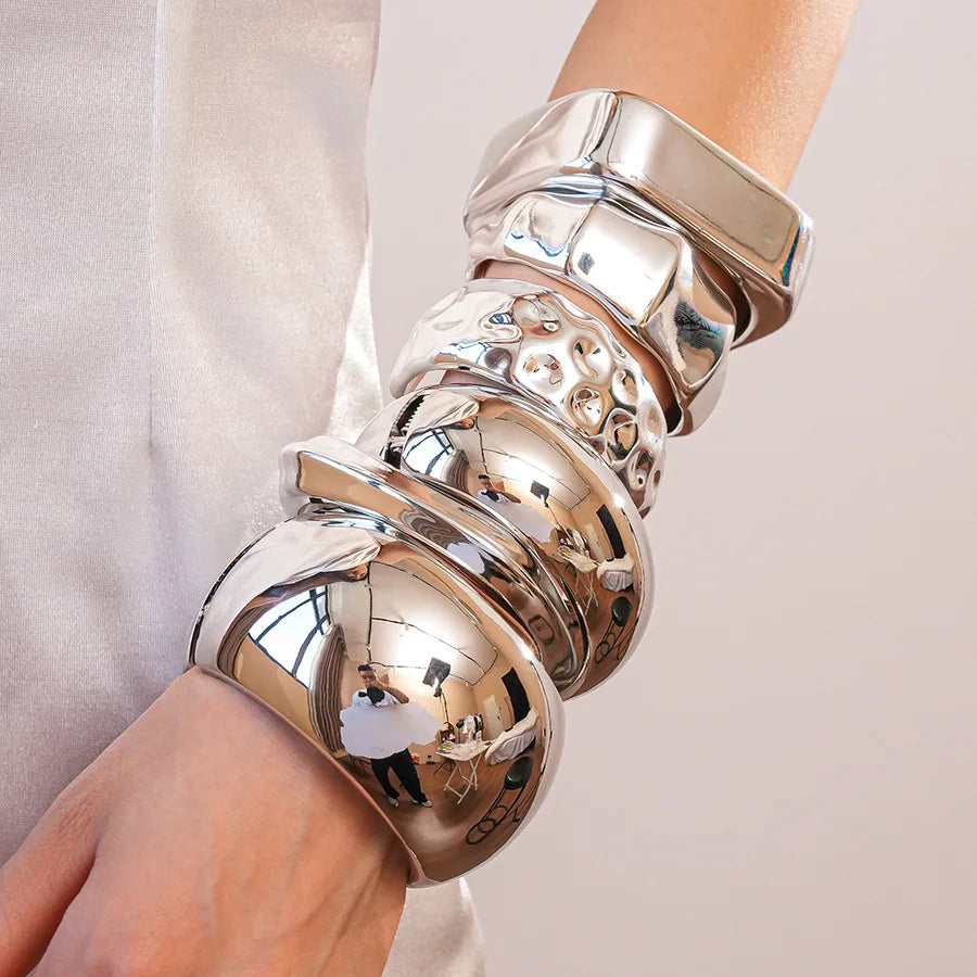 Silver Goddess Bangle