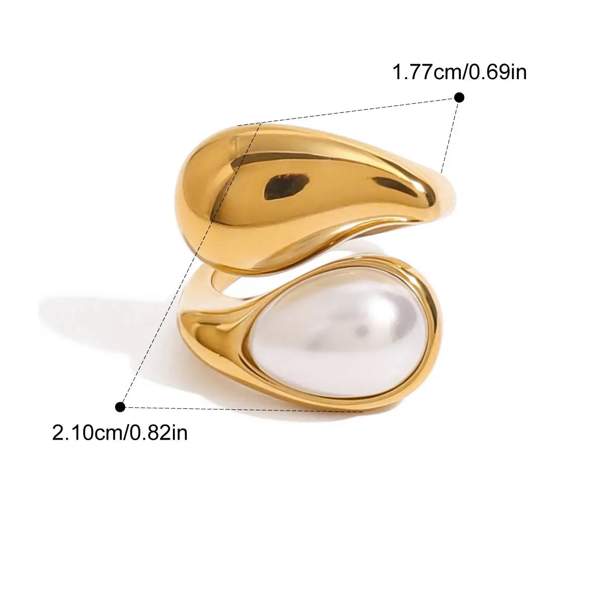 Icon Teardrop Ring