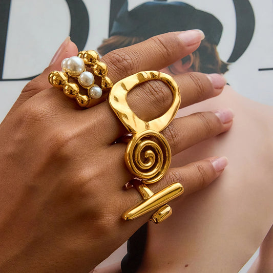 Gilded Empress Rings