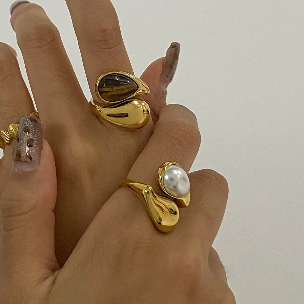 Icon Teardrop Ring