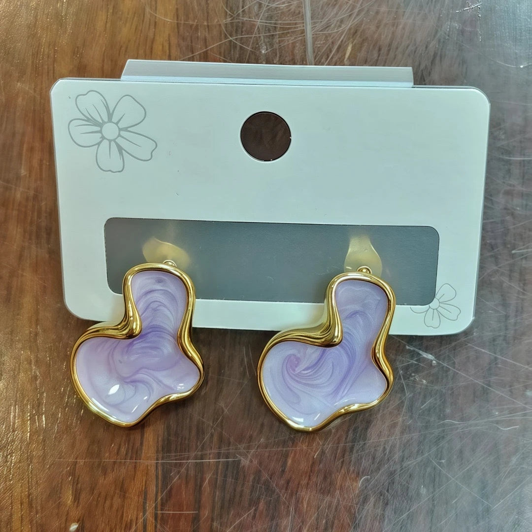 Silk Wave Studs