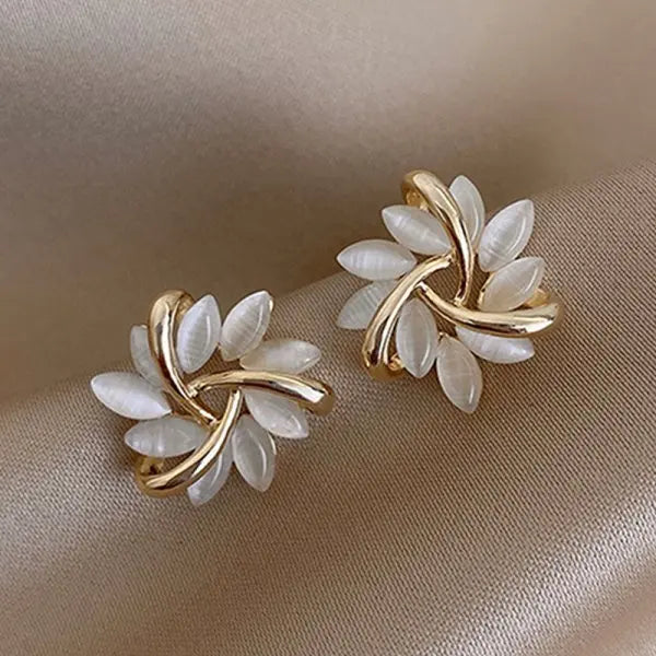 Crystal Petal Kiss Earrings