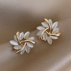 Crystal Petal Kiss Earrings