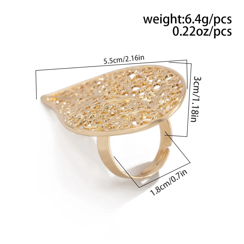 Golden Tide Statement Rings