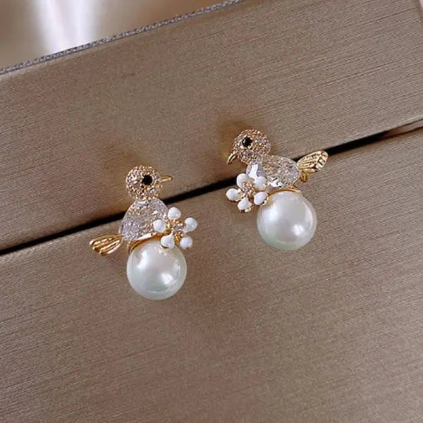Crystal Petal Kiss Earrings