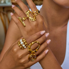 Gilded Empress Rings