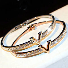 Aurora V Crystal Bracelet