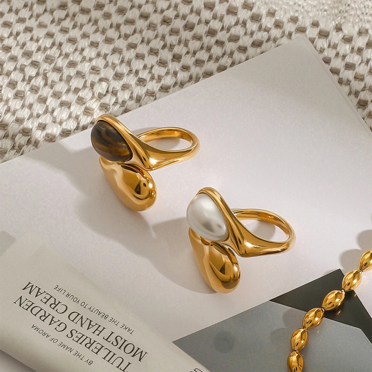 Icon Teardrop Ring