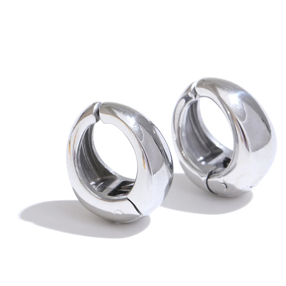 Molten Hoop Earrings