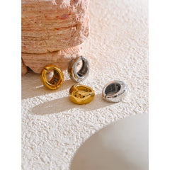 Molten Hoop Earrings