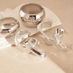 Silver Goddess Bangle