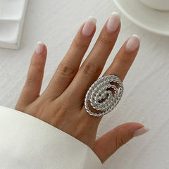 Golden Tide Statement Rings