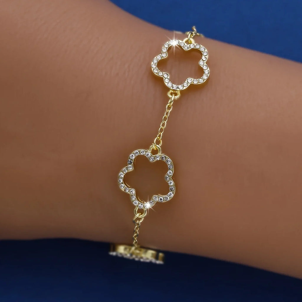 Crystal Blossom Bracelet