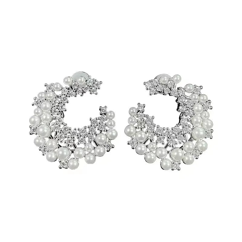 Pearl Crescendo Earrings