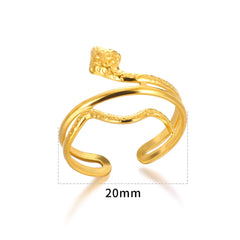 Queen Cobra Rings